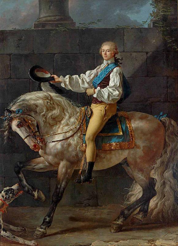 Jacques-Louis David Portrait of Count Stanislas Potocki China oil painting art